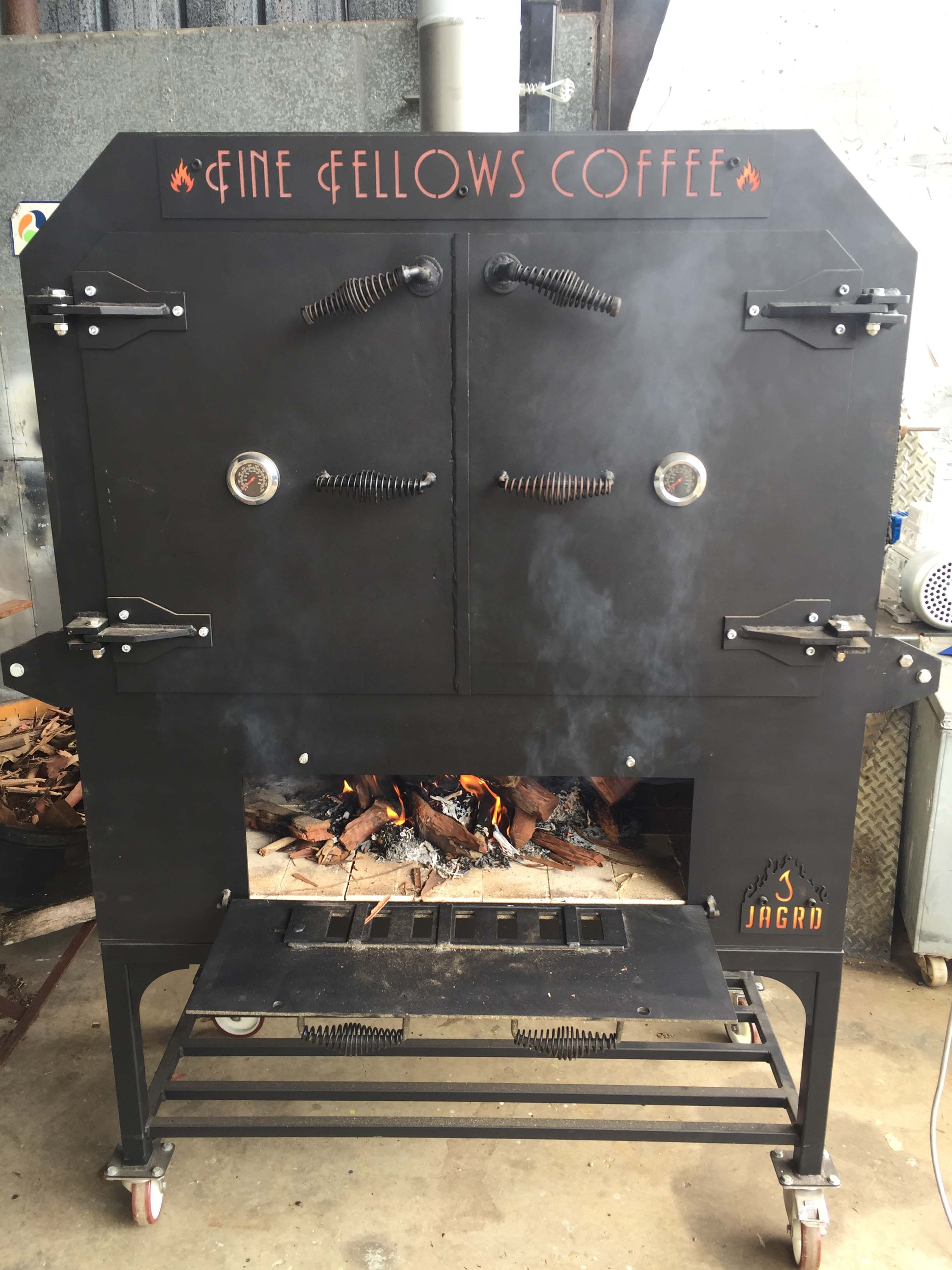 Our custom made coffee roaster - Fine Fellows Coffee